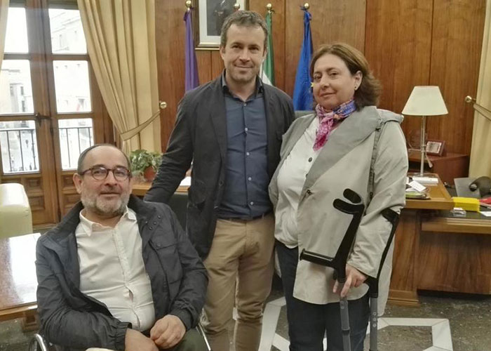 El alcalde recibe a Fejidif, un colectivo «estratégico» en el trabajo sobre discapacidad que realiza el Ayuntamiento