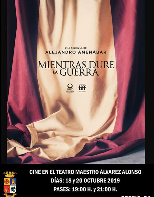 ‘Mientras dure la guerra’, la última película de Amenábar, en el Teatro Municipal Maestro Álvarez Alonso