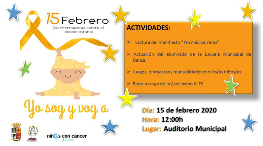 El Ayuntamiento de Martos organiza distintas actividades con motivo del Día Internacional Contra el Cáncer Infantil