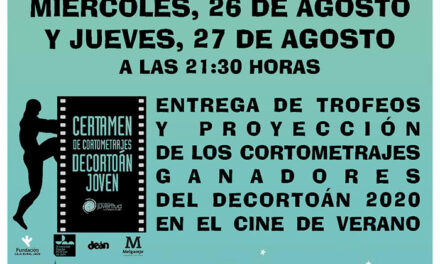 La Alameda acogerá la entrega de premios y la proyección de los trabajos ganadores del festival de cortometrajes Decortoán Joven