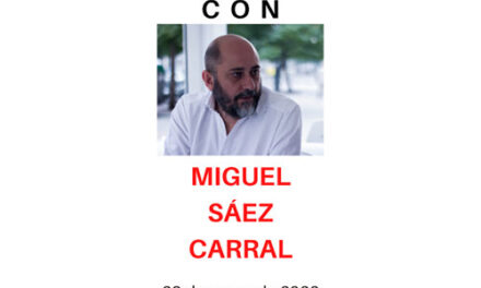 Encuentro literario con el escritor Miguel Sáez Carral