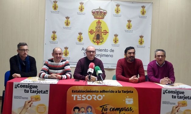 El Ayuntamiento y la Asociación de Empresarios de Torredonjimeno ponen en marcha la tarjeta “Tesoro”