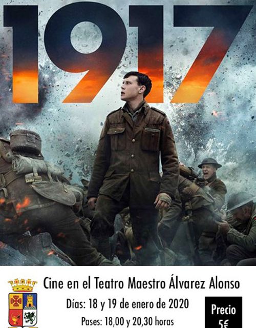 La película con diez nominaciones a los premios Óscar  ‘1917’ se proyecta en el Teatro Municipal Maestro Álvarez Alonso