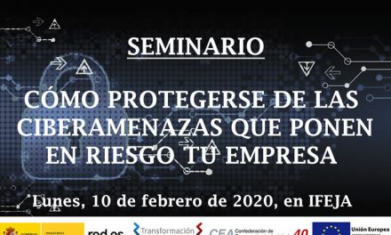 El próximo 10 de febrero, interesante seminario sobre la protección de las ciberamenazas en las empresas