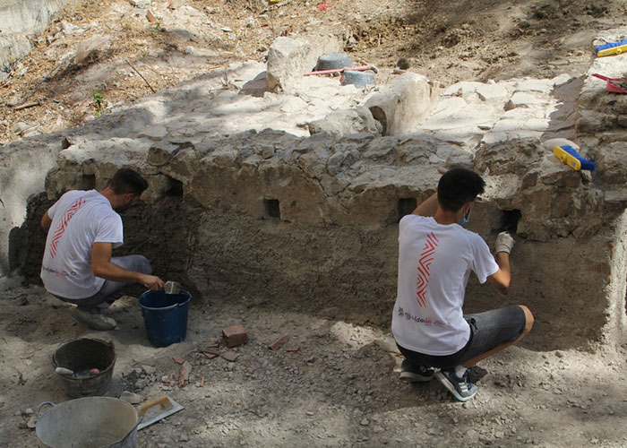 El Ayuntamiento de Jaén halla en Marroquíes Bajos una tenería musulmana que se pondrá en valor gracias a los nuevos trabajos previstos en este yacimiento arqueológico
