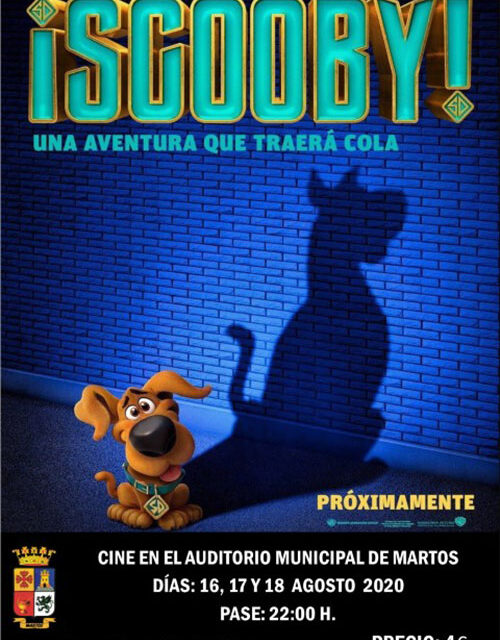 Cine de Verano en el Auditorio de Martos: Scooby, una aventura que traerá cola