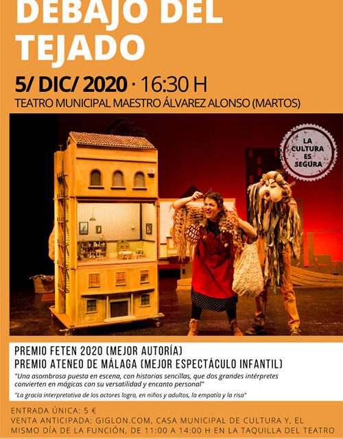 Teatro familiar en el Álvarez Alonso: Debajo del tejado