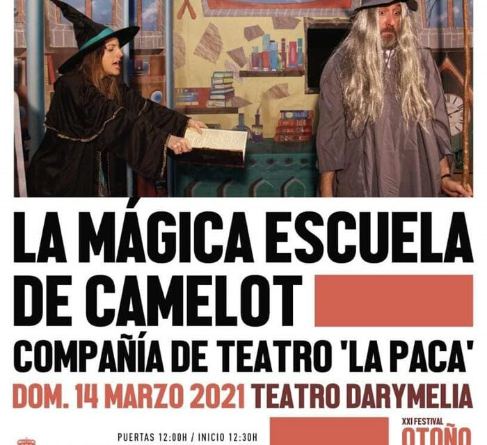 ‘La mágica escuela de Camelot’ llega al Teatro Darymelia para que los peques conozcan las aventuras del mago Merlín y busquen la espada mágica de Excalibur