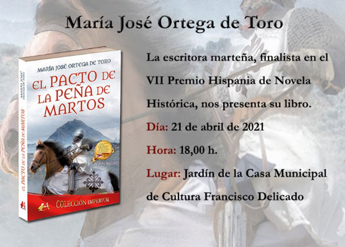 Encuentro Literario con Mª José Ortega de Toro en Martos