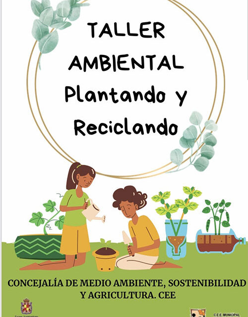 El Ayuntamiento de Jaén acerca el mundo de las plantas y el valor de la sostenibilidad a los más pequeños a través del Taller ambiental ‘Plantando y Reciclando’ dirigido a los centros educativos
