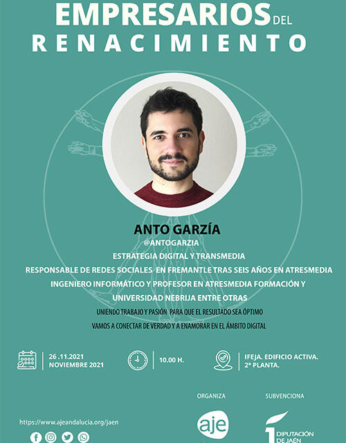 AJE Jaén organiza el evento ‘Empresarios del Renacimiento’ conectando las empresas con la estrategia digital